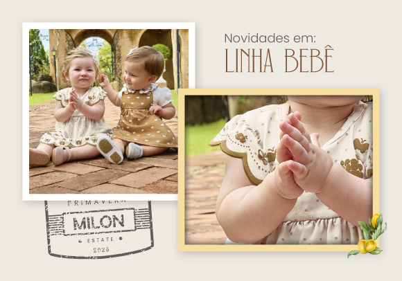 BANNER N3.a - Novidade em: Linha bebê